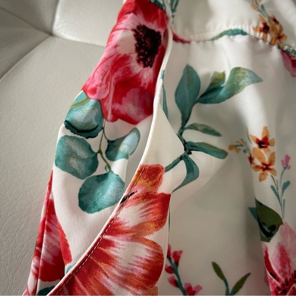 Rabbit Rabbit Rabbit collection floral jump suit size 10 pink green - Picture 6 of 13